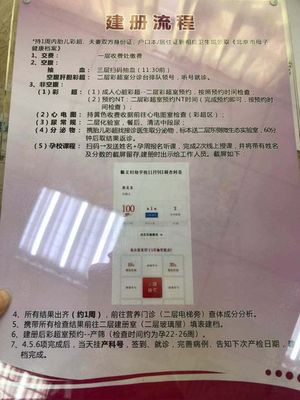 北京孕妇建档流程
