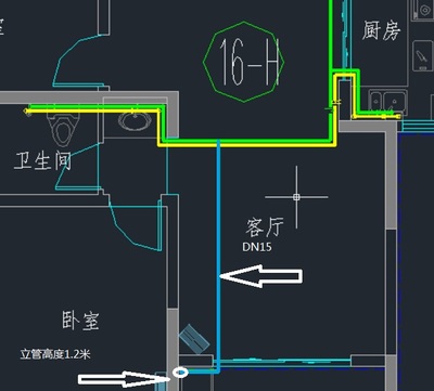 家装厨房给水点高度