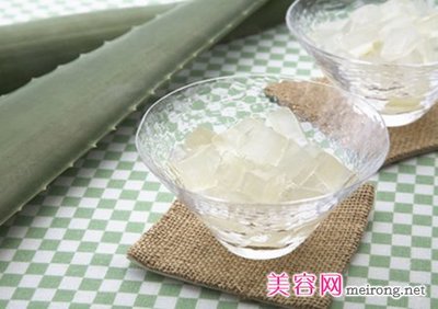自做芦荟面膜