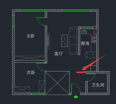进门对着厨房和卫生间好吗