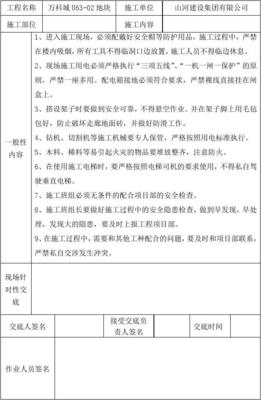 吊顶技术交底表