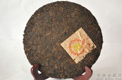 中茶黄印熟茶