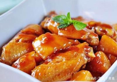 白香菇烧鸡翅的做法