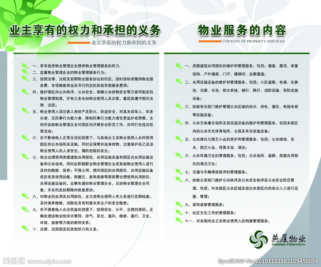 物业管理装修条例