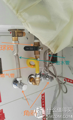 厨房热水器进水管接法