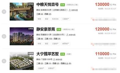 上海静安豪景苑房价