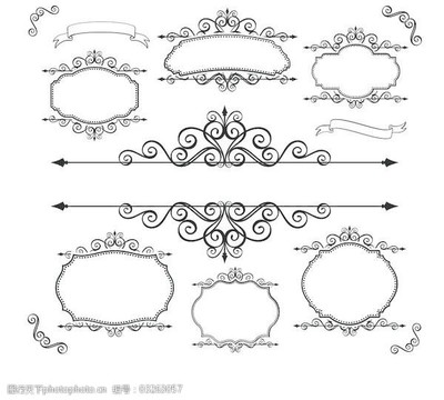 相框花纹简笔画图片 相框