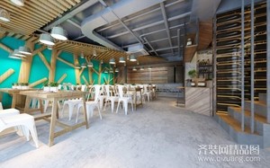 烧烤店装饰图