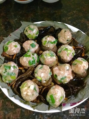 冬菇肉丸的制作方法