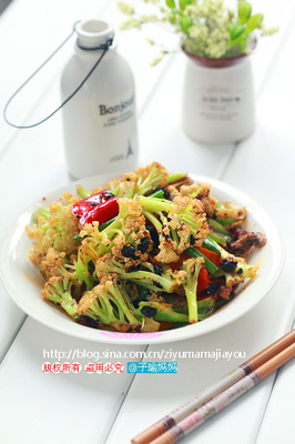 香菇酱菜花