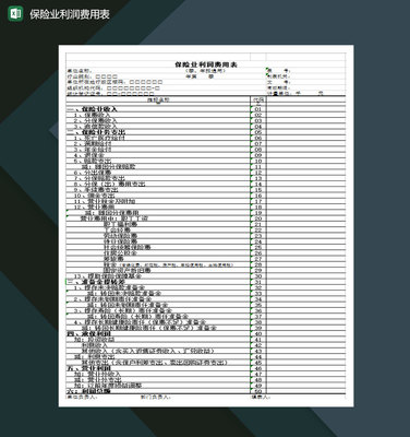 会计用到的费用表