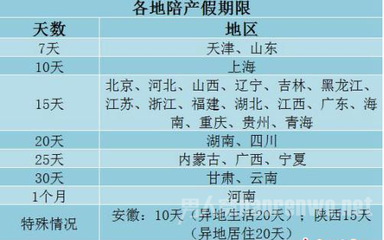 上海市产假规定