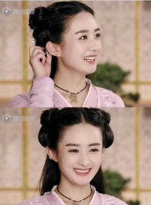 花千骨的发型怎么梳