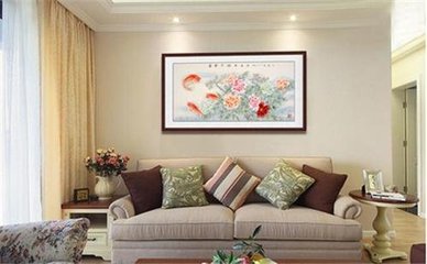 沙发墙挂画的黄金比例