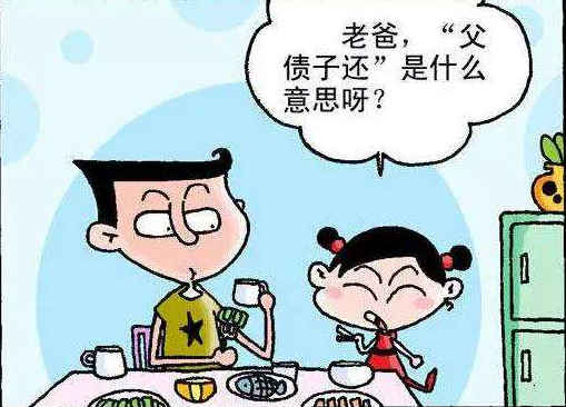 法律规定父债子还吗