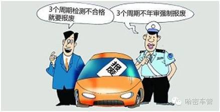 事故后车辆检测不合格