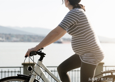 孕妇骑车