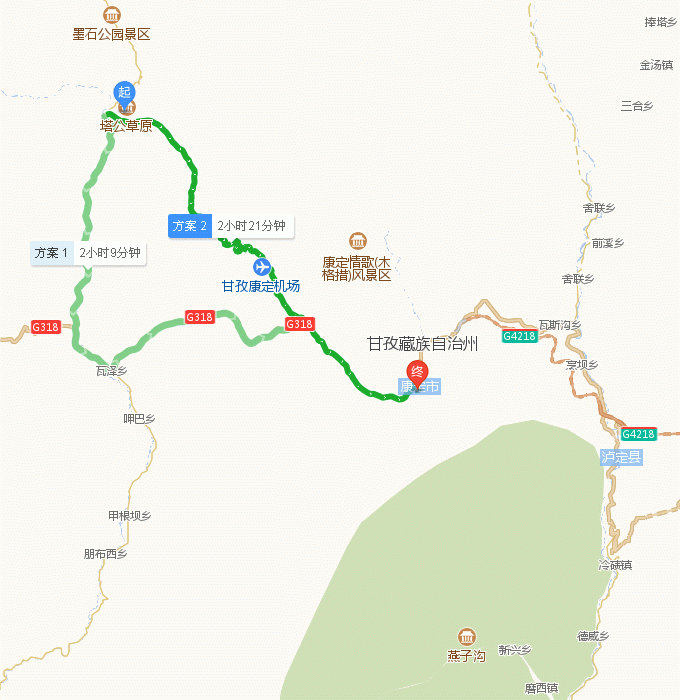 合肥至康定自驾游路线