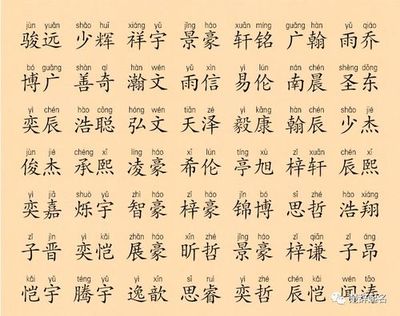 楚辞起名字大全男孩