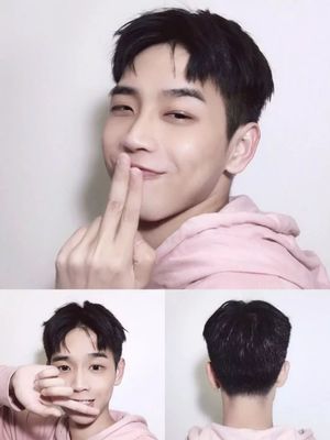 日系发型男中分