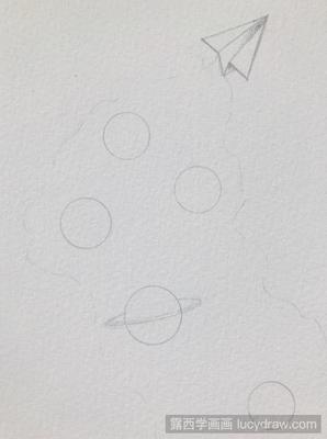 简单行星怎么画图片大全