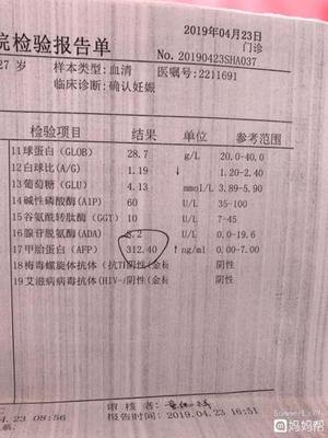 怀孕4个月的甲胎蛋白是多少