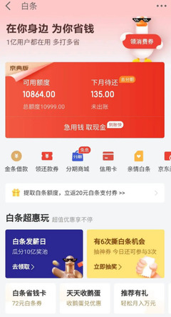 京东白条能提多少