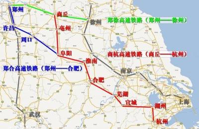 昆山到商丘高铁