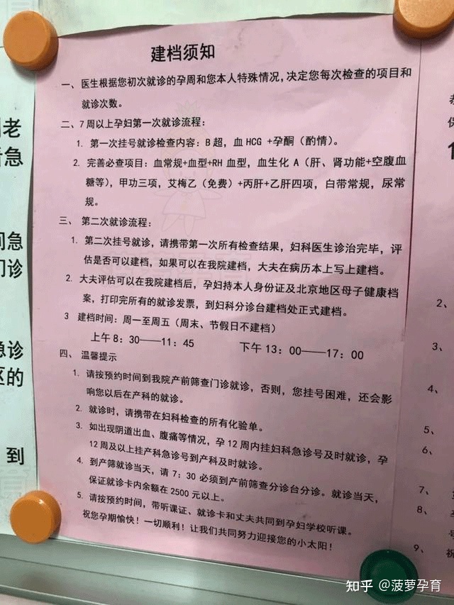 孕妇建档需要检查什么