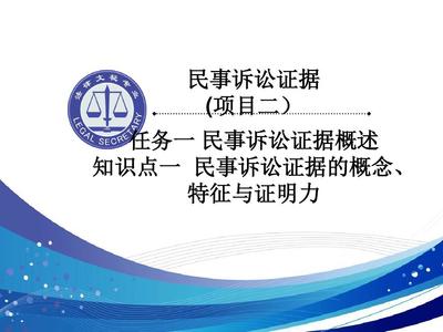 证据证明力