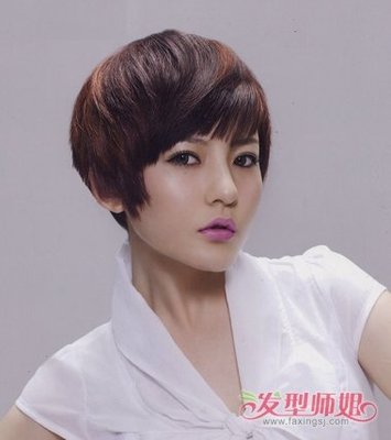 女生的男生发型短头发