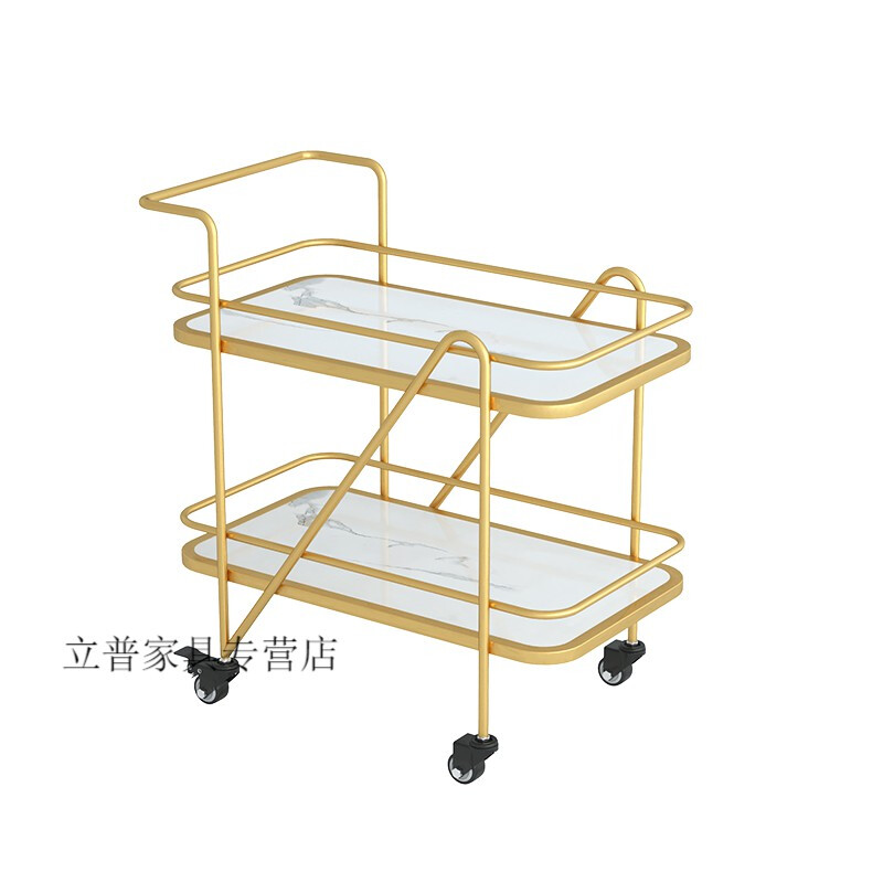 厨房移动置物车塑料带盖子