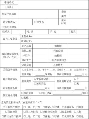 装修需求表