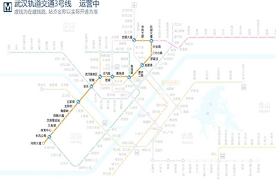 武汉地铁3号线线路