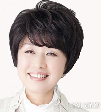 老年女人短发剪发技巧