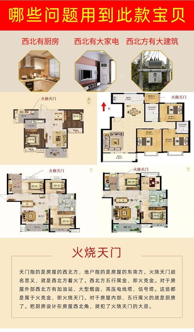 纳财位向着厨房好不好