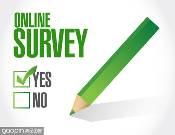 online survey check list illustration design