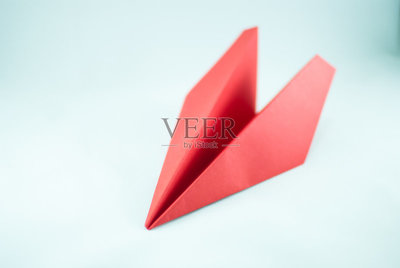 红色纸飞机视频素材下载