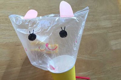 废弃的塑料袋的手工制作