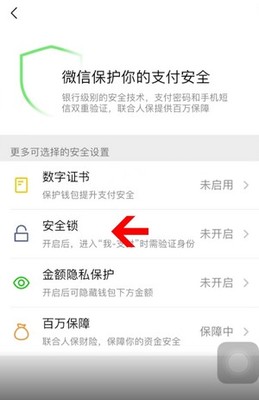 微信怎么设置钱包锁
