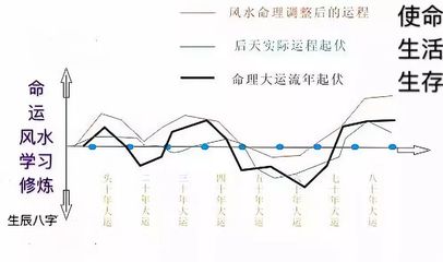 八字人生运势曲线图