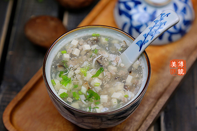 香菇牛肉豆腐汤