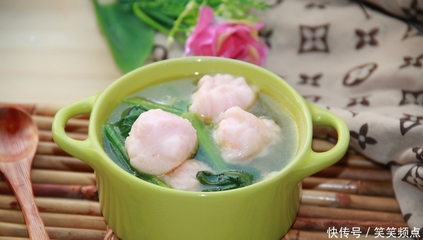 虾丸菠菜汤的做法大全家常