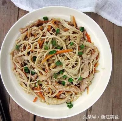 菜椒金针菇的做法大全家常