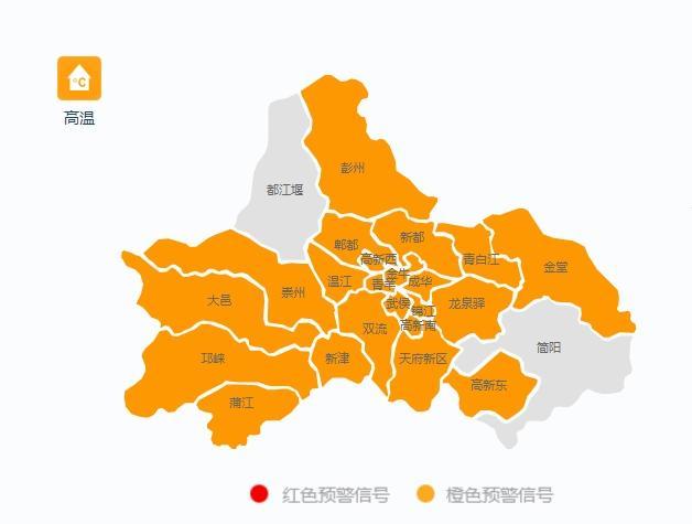 成都区划地图