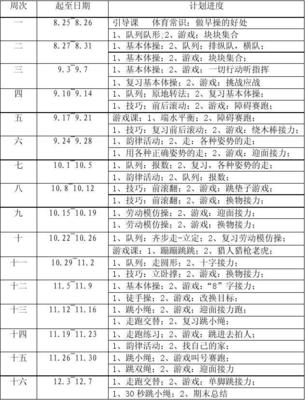 二年级小学体育计划怎么写