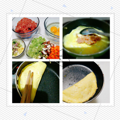 香菇瘦肉蛋饺