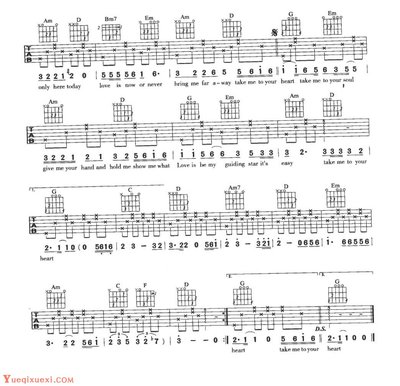 takemehand完整版吉他谱