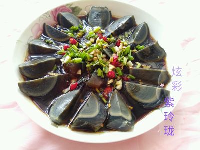 凉拌皮蛋汁的制作方法