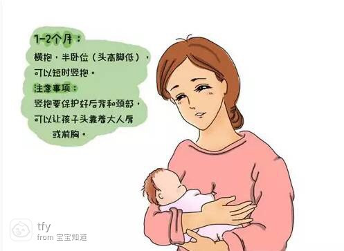 两个月可以竖抱吗